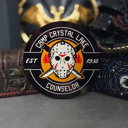 Friday 13th Camp Crystal Lake Fan Art | Jason Mask Coaster