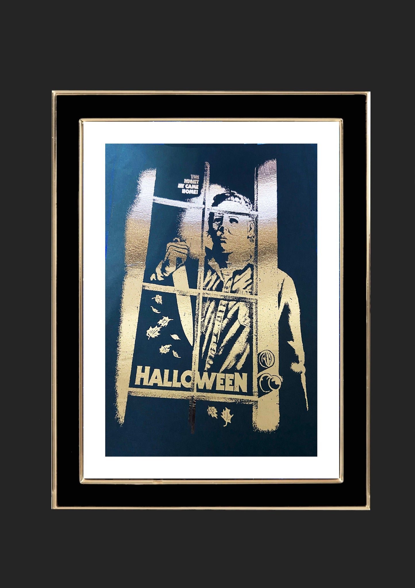 Halloween (1978) Classic Horror Movie  | Mike Myers | 80s Horror | Foiled Print