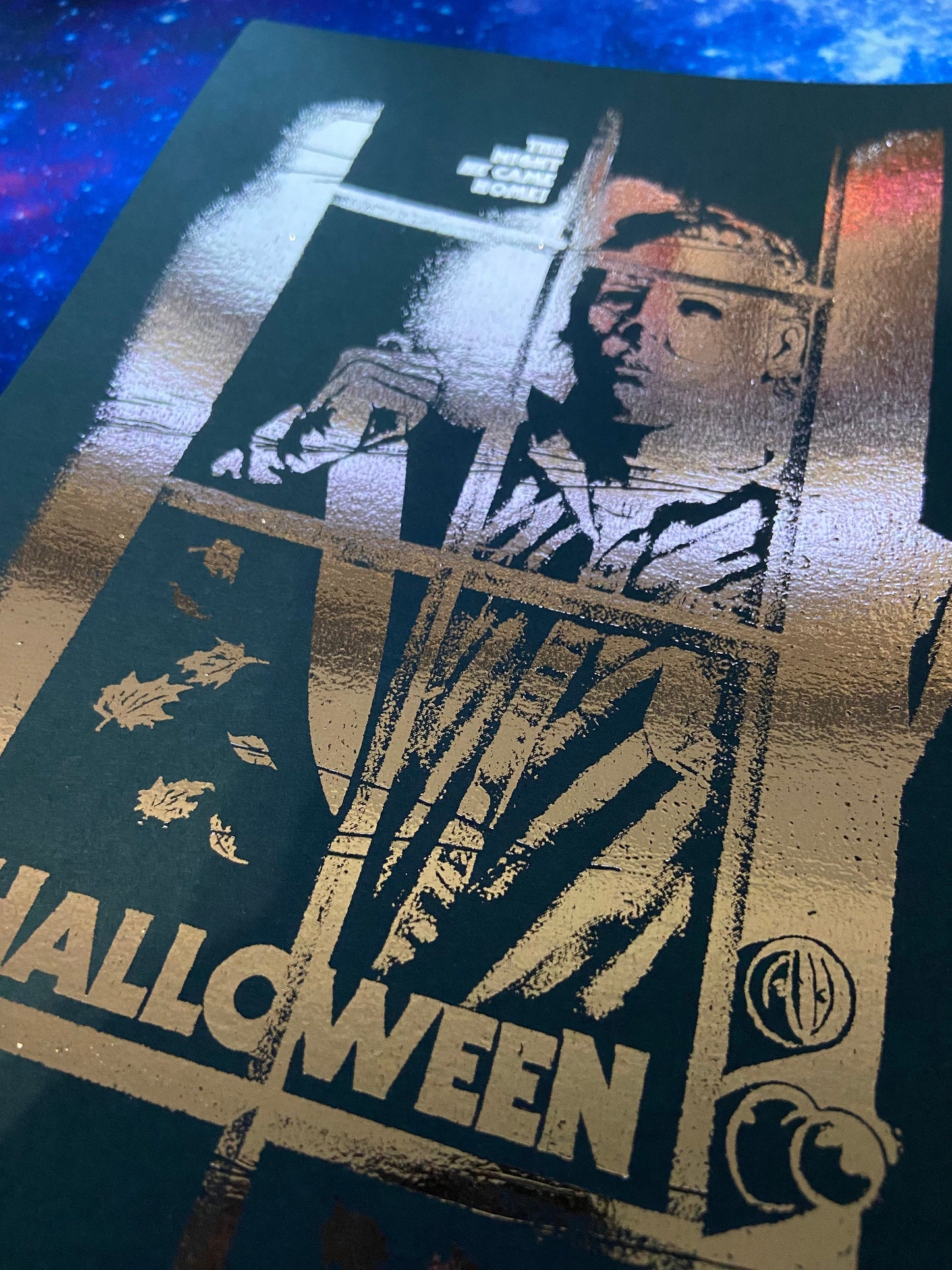 Halloween (1978) Classic Horror Movie  | Mike Myers | 80s Horror | Foiled Print