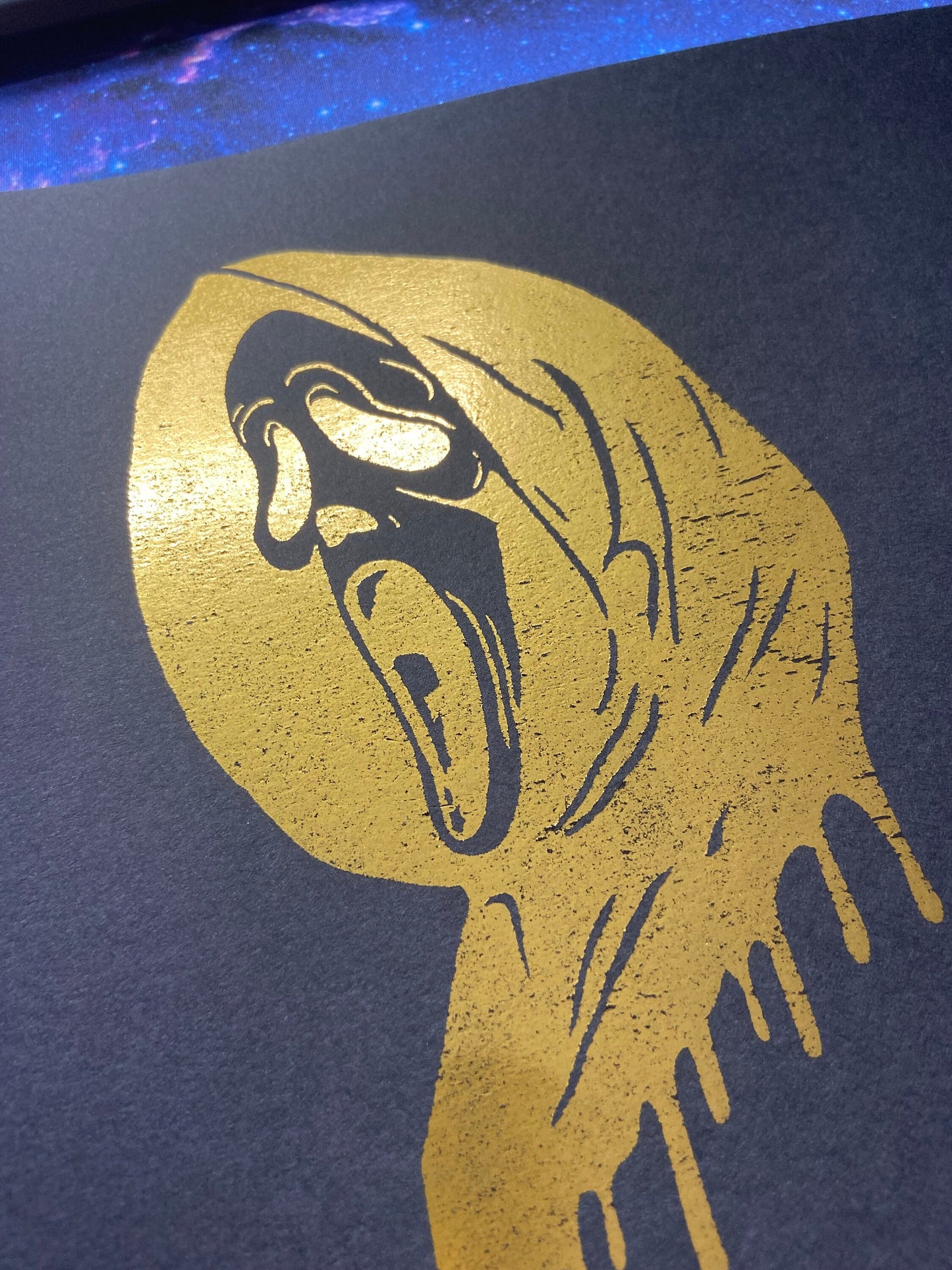 Ghostface Scream movie foiled print | Slasher | Halloween movie | Scream Films