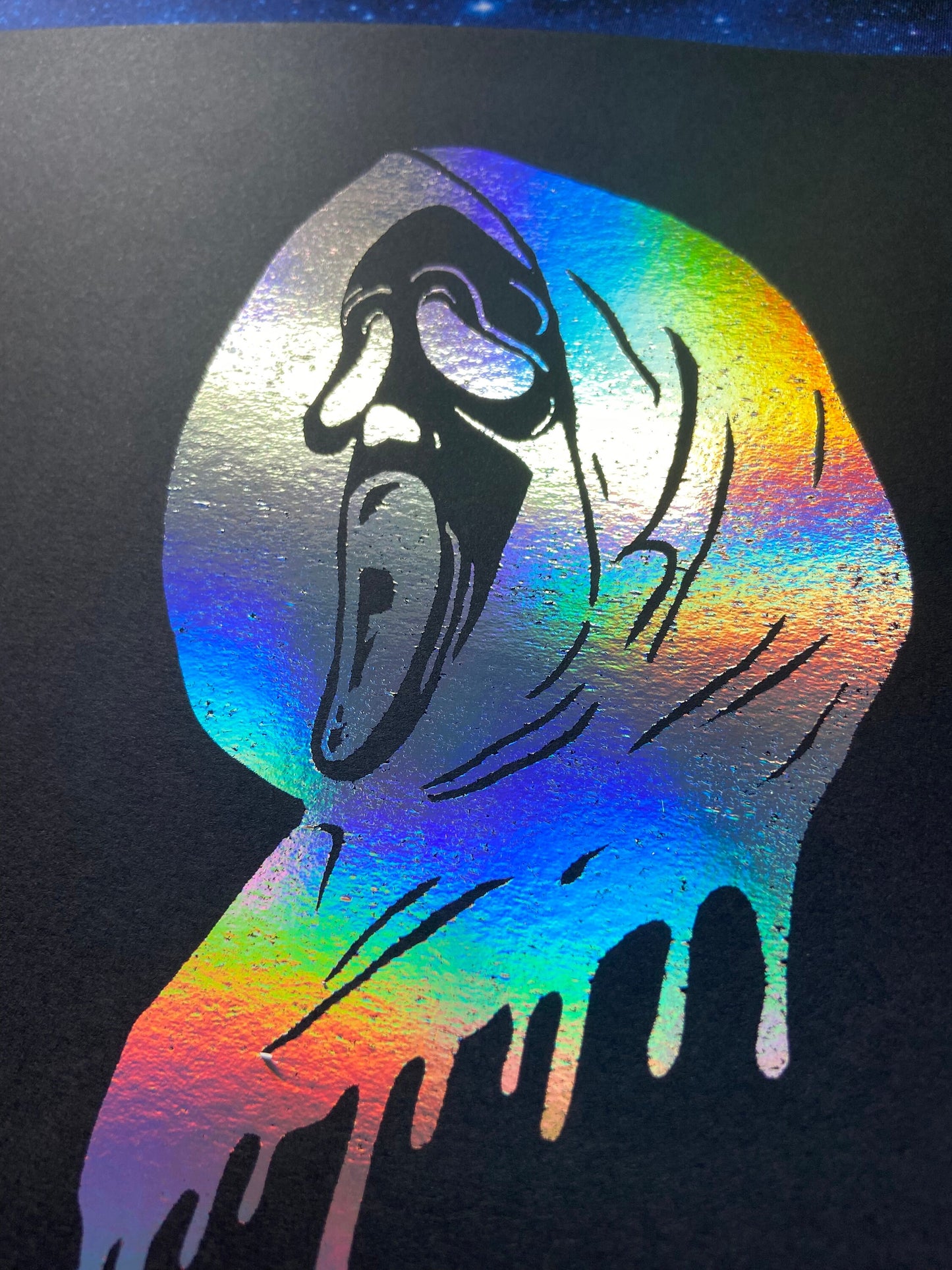 Ghostface Scream movie foiled print | Slasher | Halloween movie | Scream Films