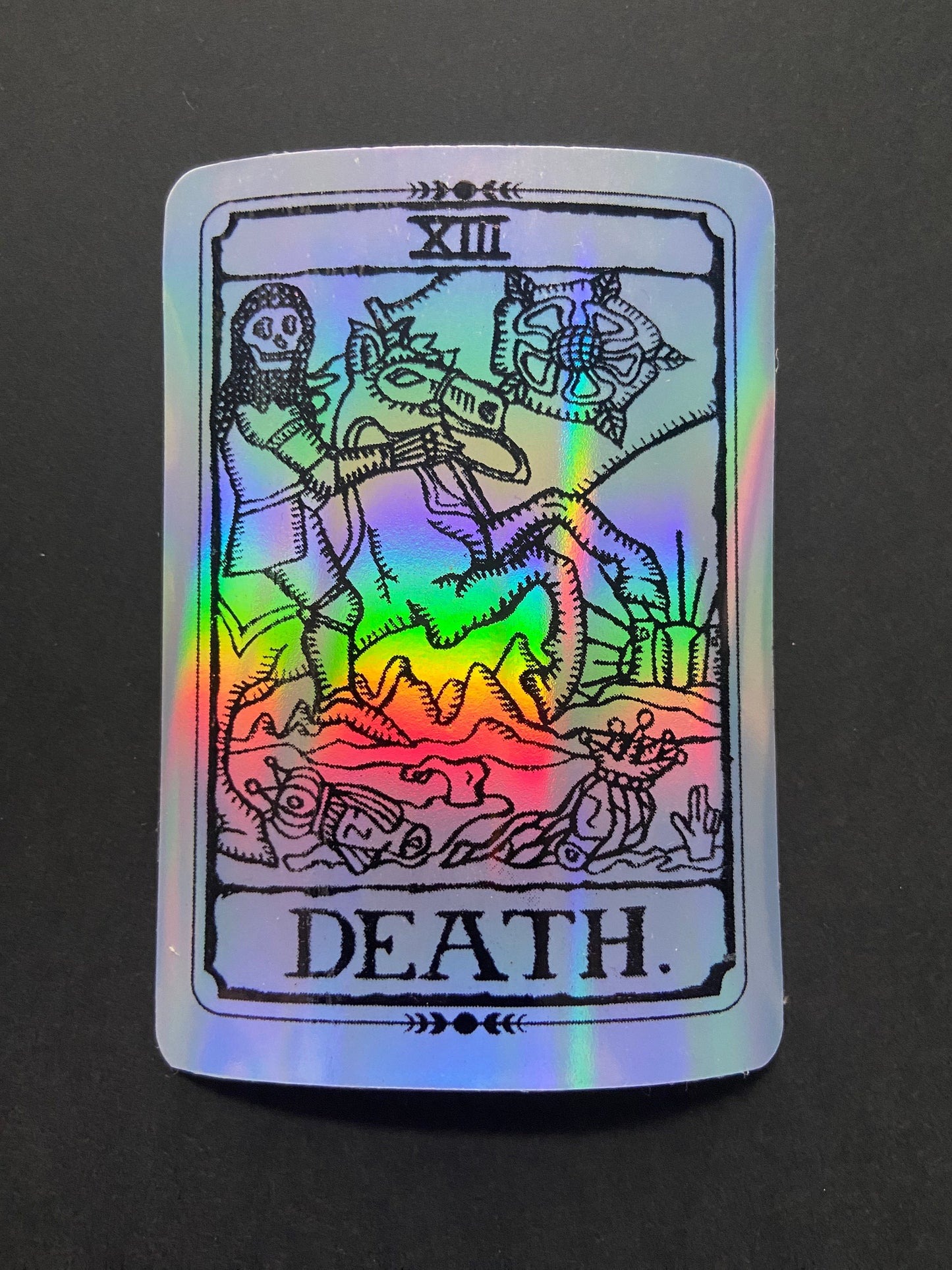 Tarot Holographic Sticker 4 Pack | Tarot Reading | Witchy Divination |