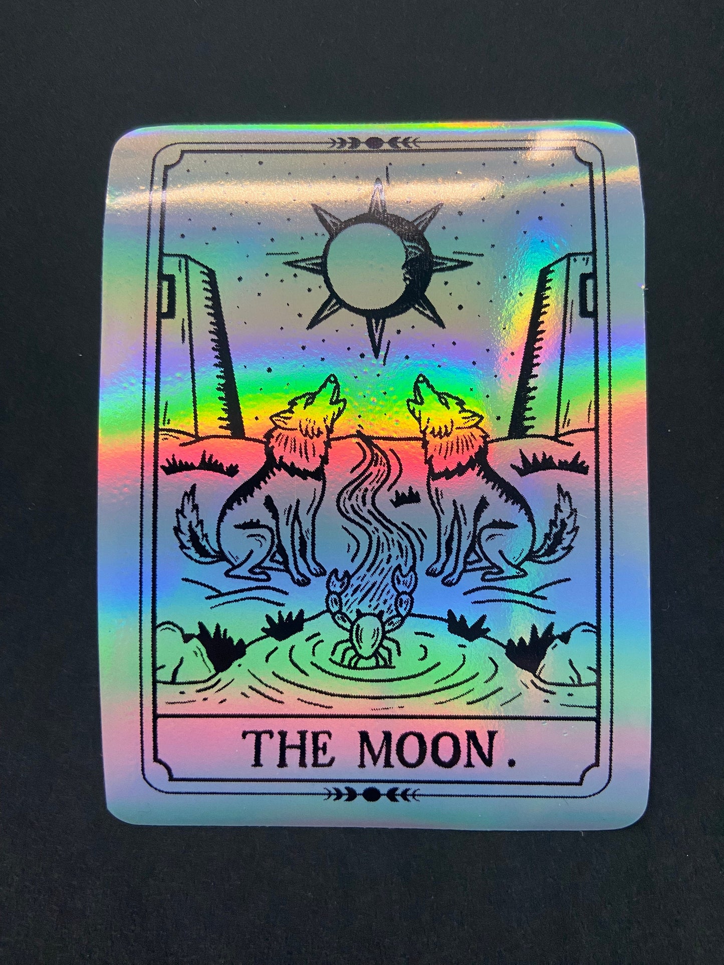 Tarot Holographic Sticker 4 Pack | Tarot Reading | Witchy Divination |