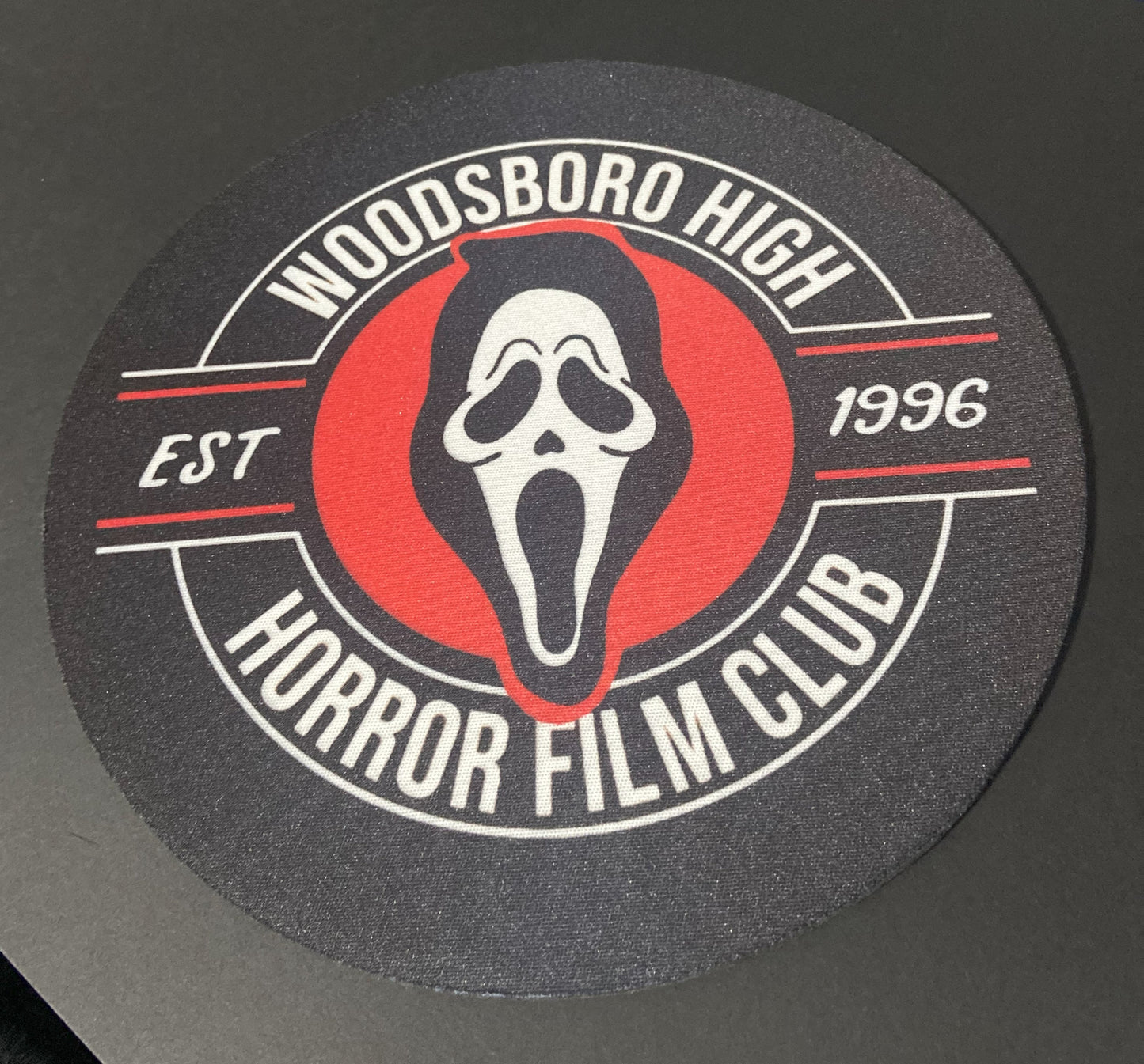 Ghostface Scream Movie Mousepad | Woodsboro High | Horror Fanart