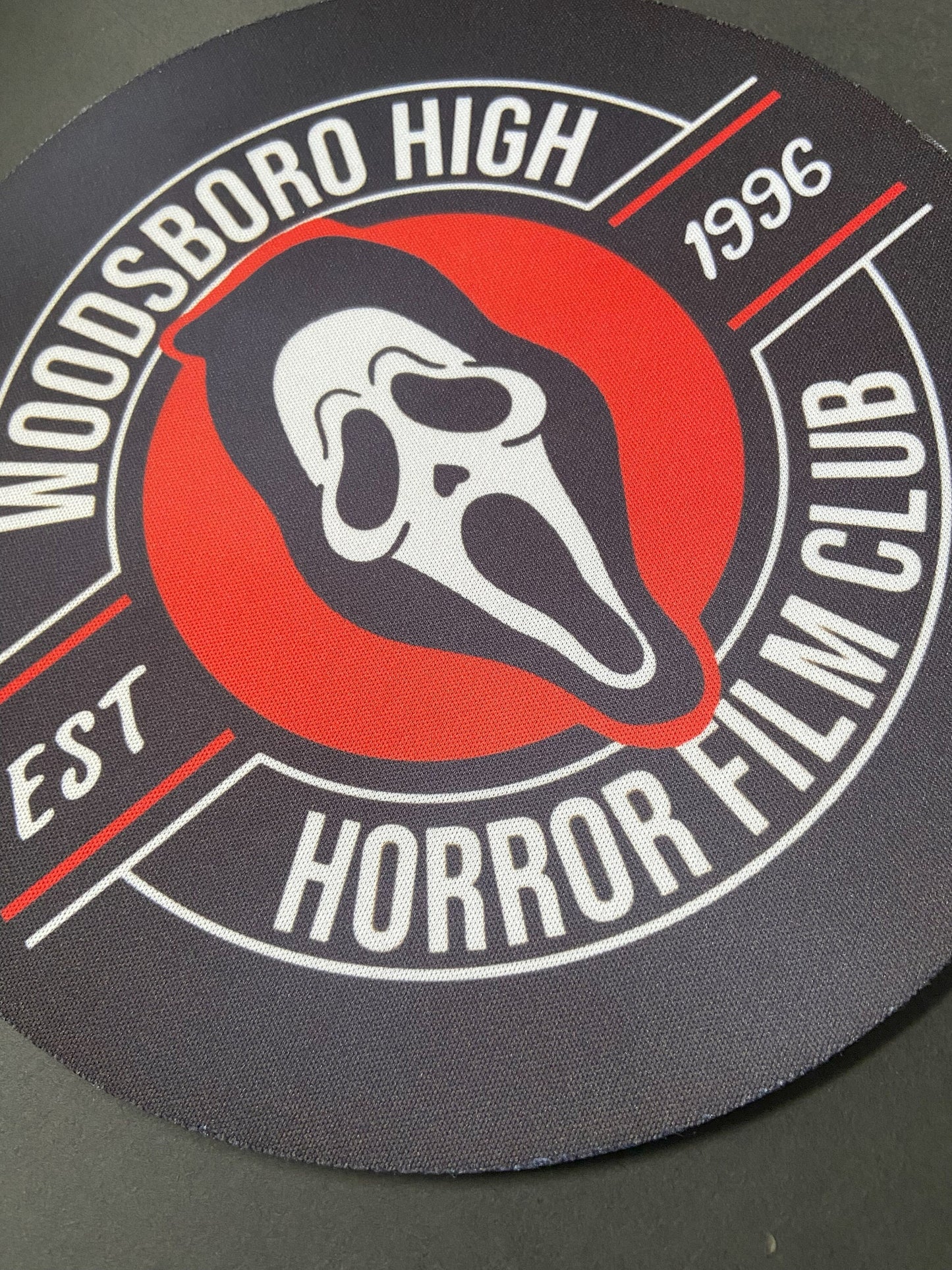 Ghostface Scream Movie Mousepad | Woodsboro High | Horror Fanart