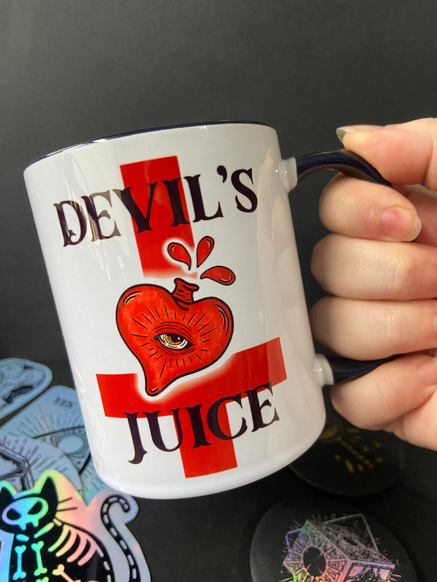 Devil's Juice Gothic Mug | Dark Humour | 16oz Mug